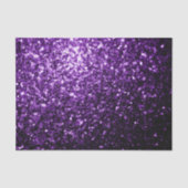 Donkere Paarse faux glinsterende glitter Tissuepapier (Voorkant)