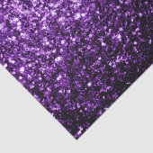 Donkere Paarse faux glinsterende glitter Tissuepapier (Detail)