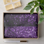 Donkere Paarse faux glinsterende glitter Tissuepapier (Geschenk)