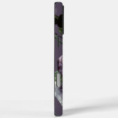 Donkere Paarse Floral Case-Mate iPhone Case (Achterkant / Rechts)