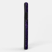 Donkere Paarse Glitter Print Case-Mate iPhone Case (Achterkant/rechts)