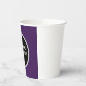 Donkere Paarse Gothic Papieren Bekers (Links)