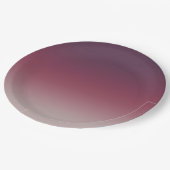 Donkere Paarse gradiënt Ombre Papieren Bordje (Gekanteld)