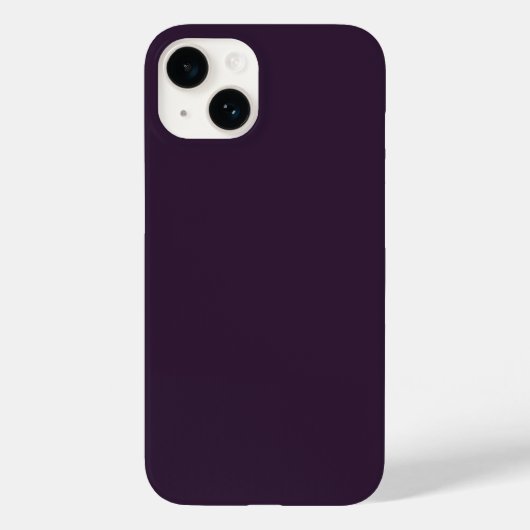 Donkere Paarse iPhone 14 Hoesje (Achterkant)