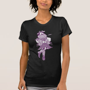 Donkere Paarse kow-koeGirl T-shirt