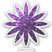 Donkere Paarse nevel Sticker (Voorkant)