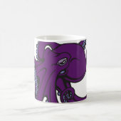 Donkere Paarse octopus Koffiemok (Center)