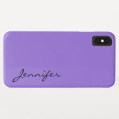 Donkere paarse pastelachtergrond Case-Mate iPhone case (Achterkant (horizontaal))