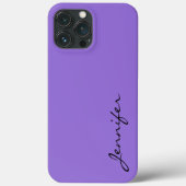 Donkere paarse pastelachtergrond Case-Mate iPhone case (Achterkant)