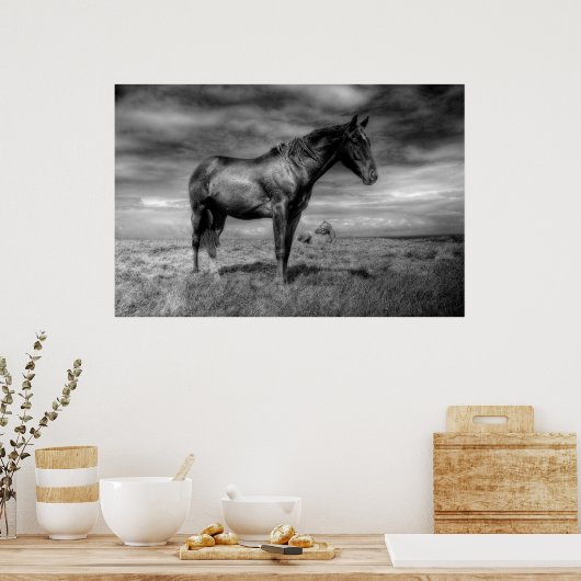 Donkere paarse Poster (Keuken)