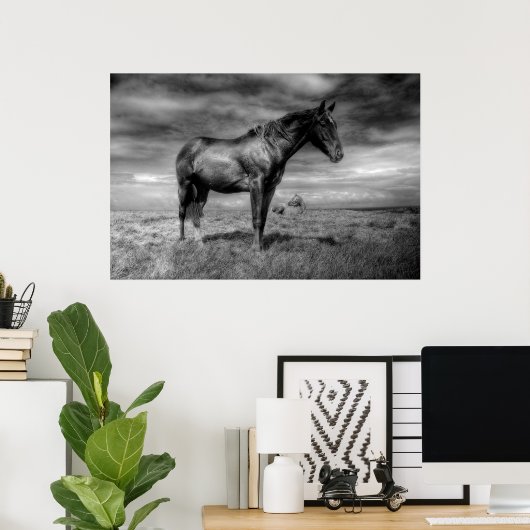 Donkere paarse Poster (Thuiskantoor)