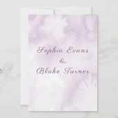 Donkere Paarse Rozen Floral Gothic Save the Date Kaart (Achterkant)