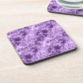 Donkere Paarse ruw textiel Drankjes Onderzetter (Linkerzijde)