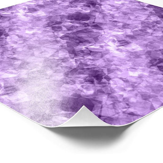 Donkere Paarse ruw textiel Foto Afdruk (Hoek)