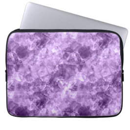 Donkere Paarse ruw textiel Laptop Sleeve