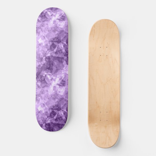 Donkere Paarse ruw textiel Skateboard (Voorkant)
