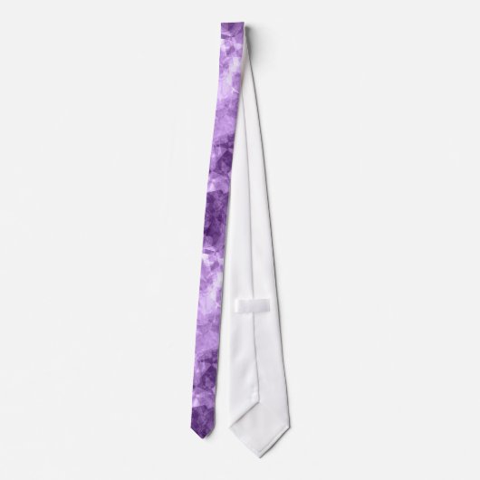 Donkere Paarse ruw textiel Stropdas (Achterkant)