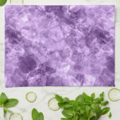 Donkere Paarse ruw textiel Theedoek (Gevouwen)