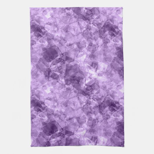 Donkere Paarse ruw textiel Theedoek (Verticaal)