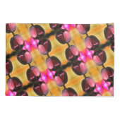 Donkere Paarse Tulip Flower Abstract Pattern Kussensloop (Achterkant)
