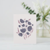 Donkere Paarse ventilator esthetisch (Staand voorkant)