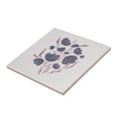 Donkere Paarse ventilator esthetisch Tegeltje (Zijkant)