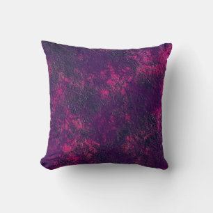 Donkere paarse violette textuur suede marble g kussen