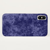 Donkere paarse violettextuur, getextureerd suede m Case-Mate iPhone case (Achterkant (horizontaal))
