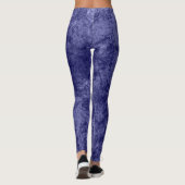 Donkere paarse violettextuur, getextureerd suede m leggings (Achterkant)