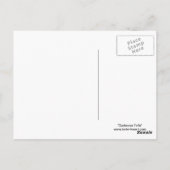 Donkere paarse vleugels Briefkaart (Achterkant)