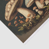 , donkere paddenstoelenkracht ontkoppeling tissuepapier (Detail)