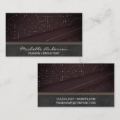 Donkere panelen | Achtergrond luxepatroon Visitekaartje (Voorkant / Achterkant)