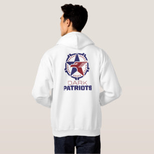 Donkere Patriots Logo Hoodie Heren Lg