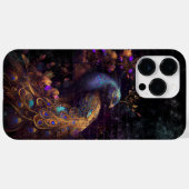 Donkere Peacock Digital Art Design 8 Case-Mate iPhone Case (Achterkant (horizontaal))