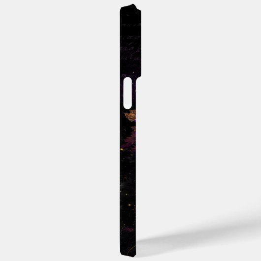 Donkere Peacock Digital Art Design 8 Case-Mate iPhone Case (Achterkant / Rechts)