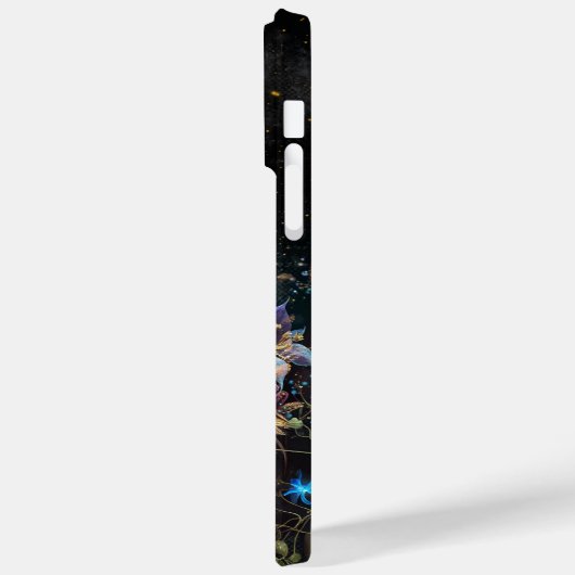 Donkere Peacock Digital Art Design 9 Case-Mate iPhone Case (Achterkant / Links)