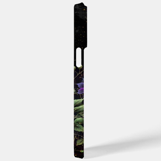 Donkere Peacock Digital Art Design 9 Case-Mate iPhone Case (Achterkant / Rechts)