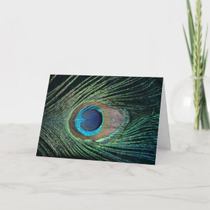 Donkere peacock Feather Kaart