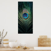 Donkere peacock, nog leven poster (Keuken)