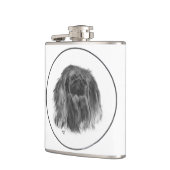 Donkere Pekingees Heupfles (Links)