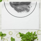 Donkere Pekingees Theedoek (Gevouwen)