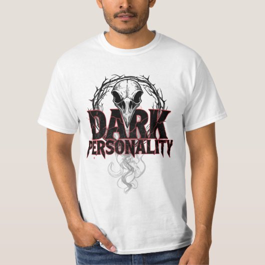 Donkere persoonlijkheid t-shirt (Voorkant)