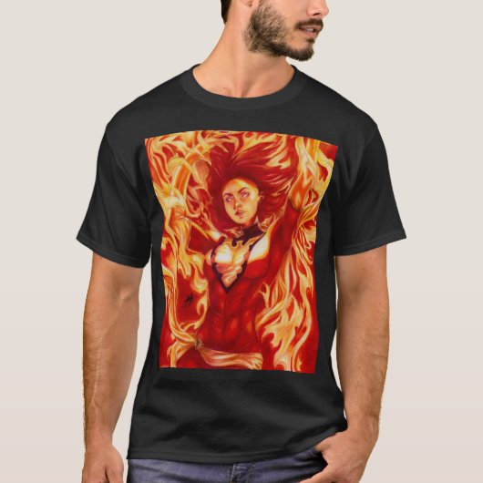 Donkere Phoenix ~ Jean Grey T-shirt (Voorkant)