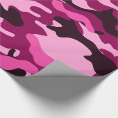 Donkere Pinks Camouflage-pakpapier voor darkinkten Cadeaupapier (Hoek)