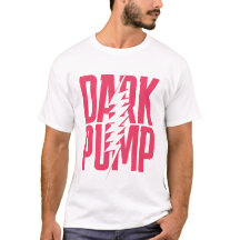 Donkere Pomp Glitch Tee – Modern Neon Typografie S