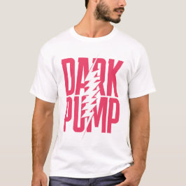 Donkere Pomp Glitch Tee – Modern Neon Typografie S T-shirt