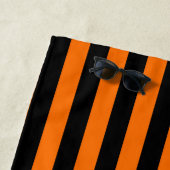 Donkere pompoen, Oranje en zwarte heks Strandlaken (In situ)