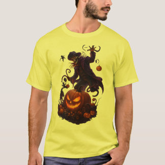 Donkere Pompoen Reaper – Griezelige Halloween Skel T-shirt
