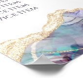 Donkere Poster voor de prijslijst voor het ontwerp (Hoek)