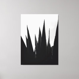 Donkere Prikkels die reiken naar Licht Natuurfotog Canvas Afdruk